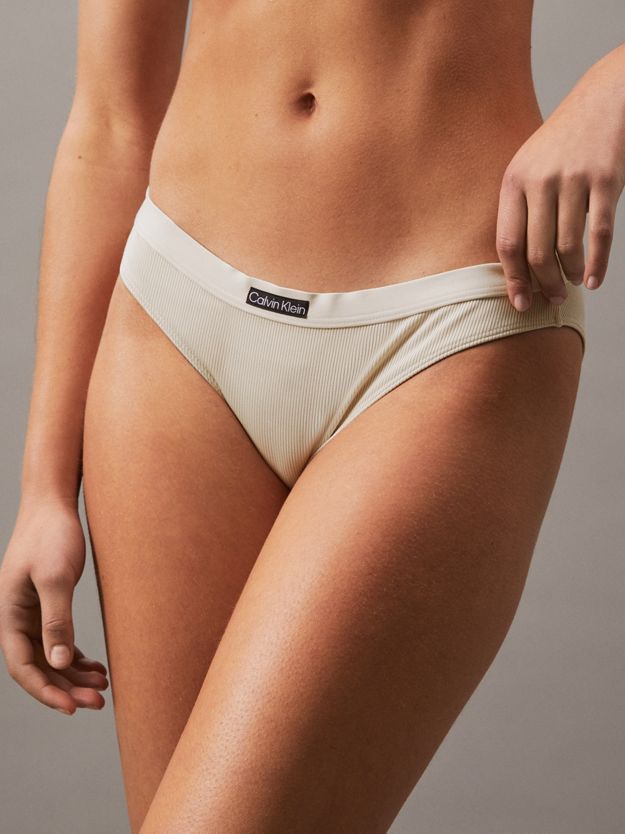 Dipped Bikini Bottoms - CK Rib