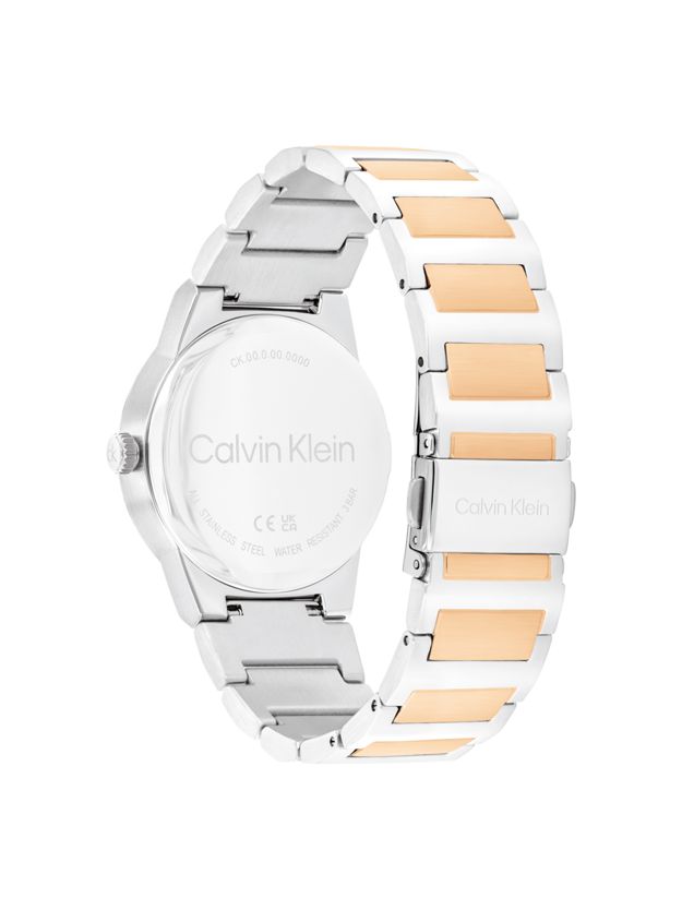 Two-Tone Stainless Steel Bracelet Watch