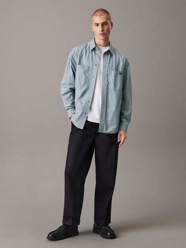 Relaxed Cotton Poplin Shirt