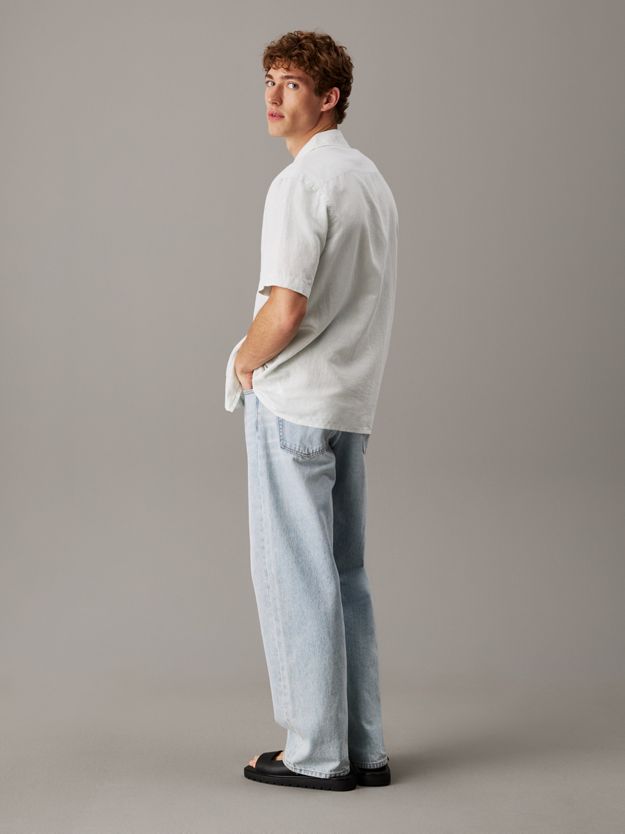 Linen Cotton Cuban Collar Shirt