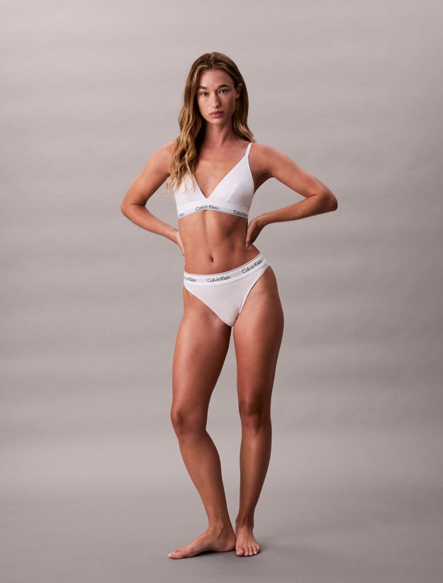Unlined Triangle Bralette - Icon Cotton Modal