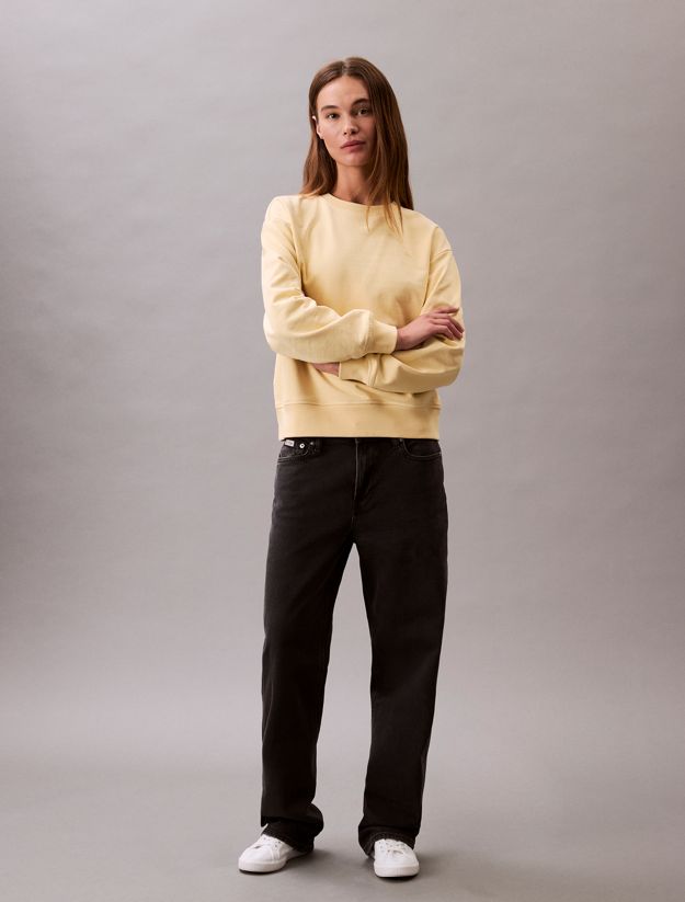 Relaxed Cotton Terry Sweatshirt