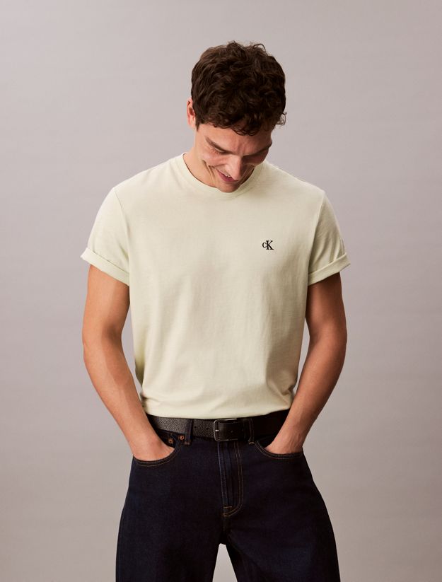 Embroidered Monogram Logo Relaxed T-Shirt