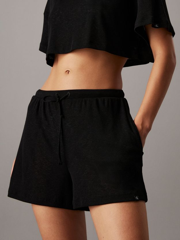 Relaxed Rib Jersey Beach Shorts