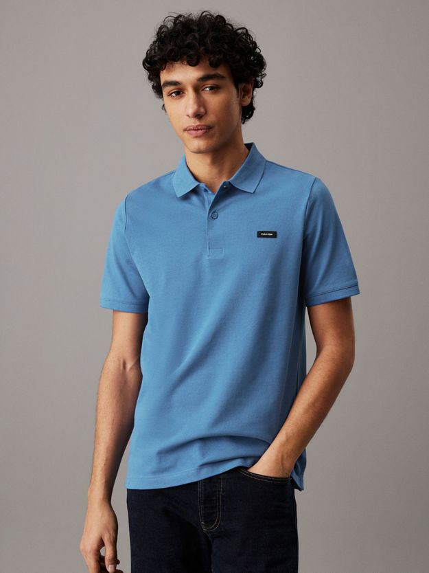 Slim Stretch Pique Polo Shirt