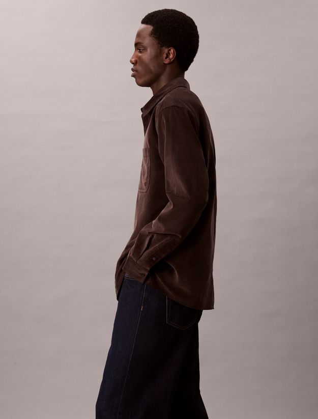 Corduroy Relaxed Button-Down Shirt