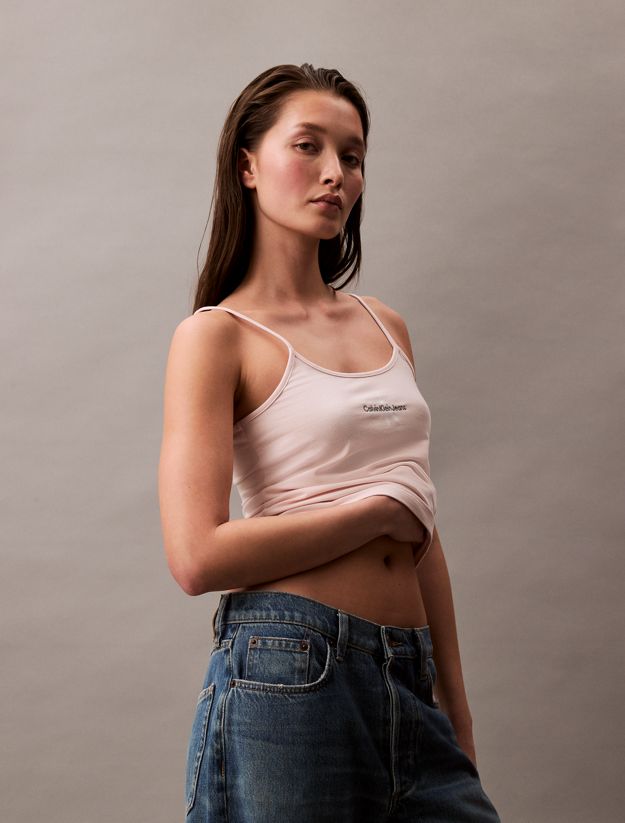 Slim Monogram Cami Top