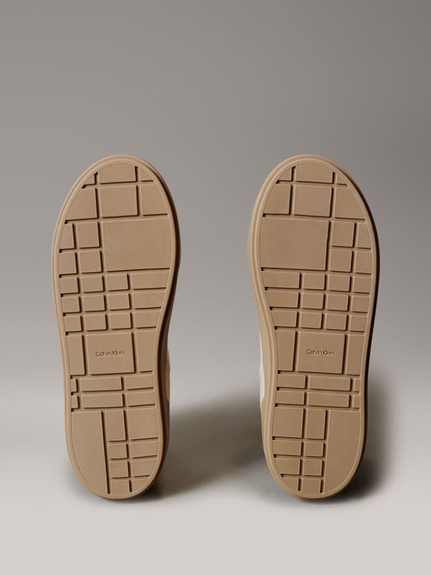 Leather Warm Winter Platform Trainers