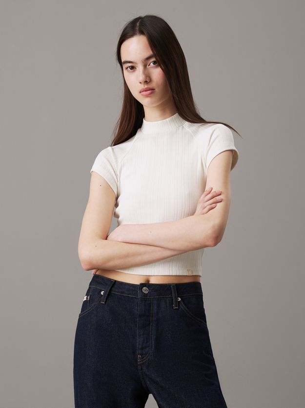 Slim Textured Rib T-shirt
