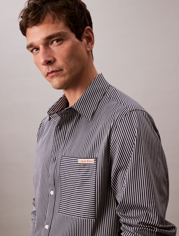 Satin Relaxed Button-Down Shirt