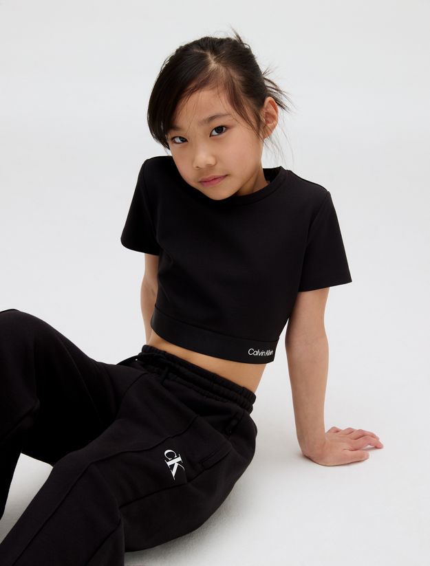 Relaxed Cropped Milano Top