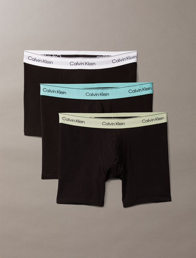 3 Pack Boxer Briefs - Icon Cotton Stretch