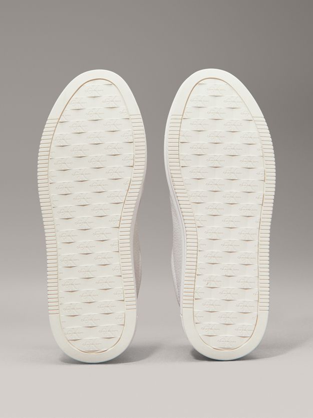 Leather Platform Trainers