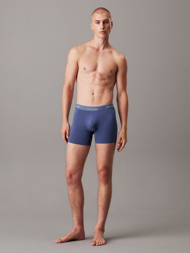 3 Pack Boxer Briefs - Icon Cotton Stretch