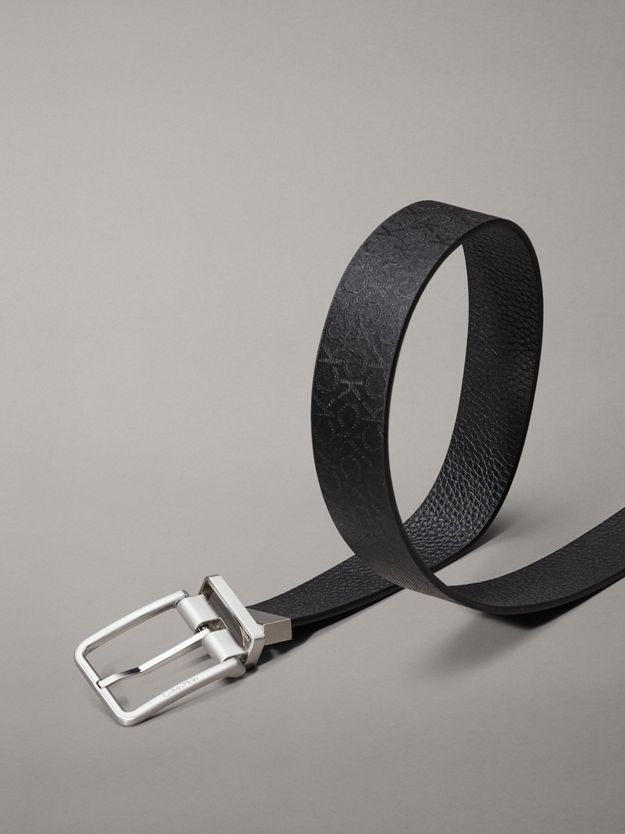 Leather Reversible Logo Belt
