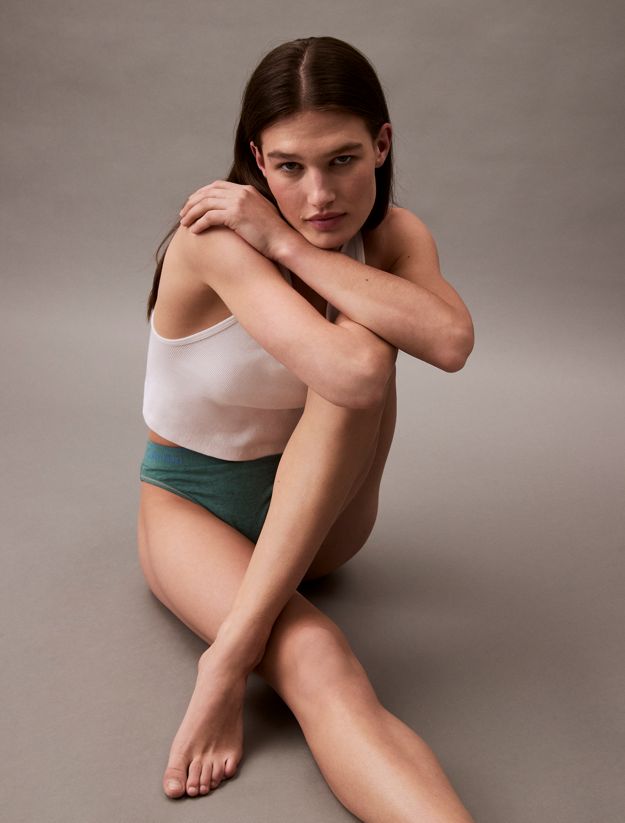 High Leg Tanga - Icon Cotton Stretch