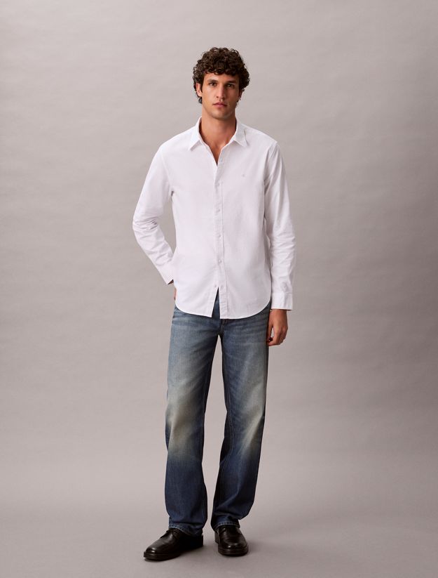 Solid Classic Oxford Button-Down Shirt
