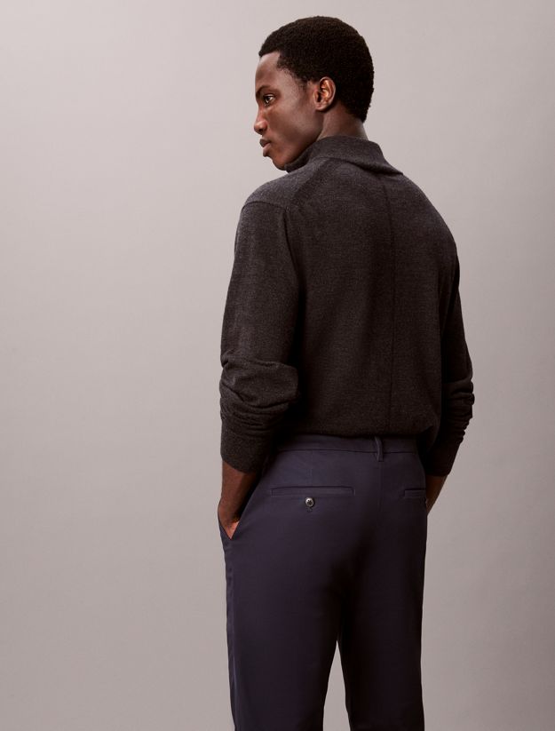 Slim Sateen Chino Trouser