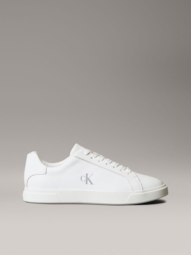 Leather Signature Logo Trainers
