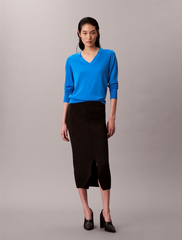 Merino Wool V-Neck Jumper