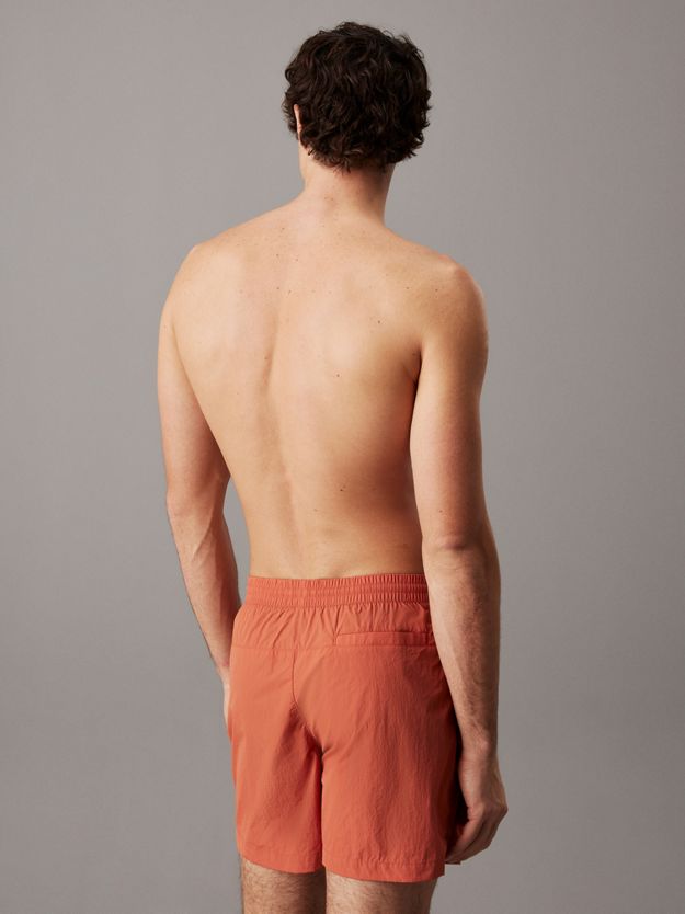 Medium Drawstring Swim Shorts - CK Monogram