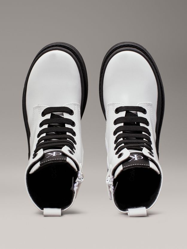 Kids Lace-Up Boots with Zip