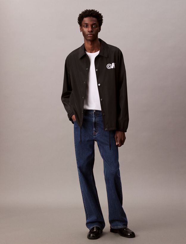 Sport Monogram Logo Coach Jacket