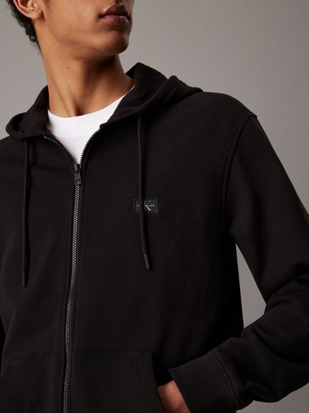 Cotton Terry Zip Up Hoodie