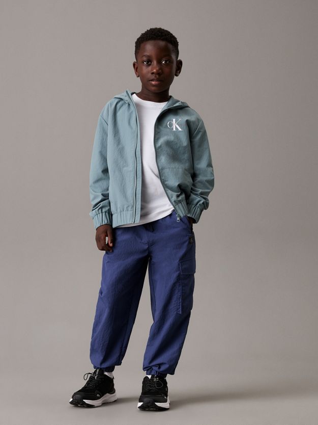 Crinkle Nylon Tracksuit Trousers