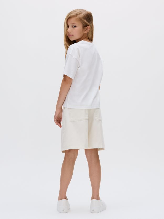 Flared Bermuda Chino Shorts