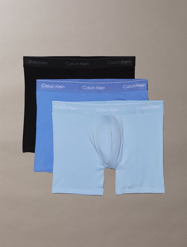 3 Pack Boxer Briefs - Icon Cotton Stretch