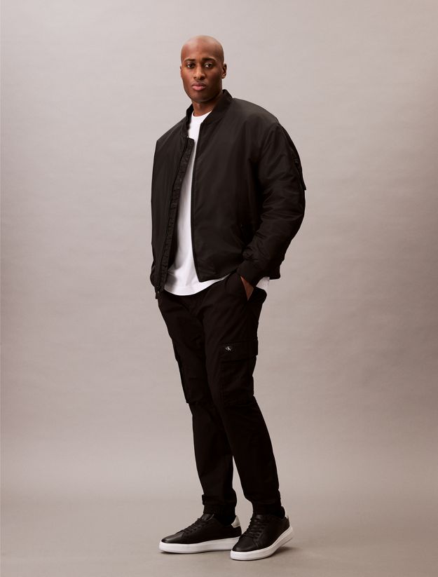 Plus Size Skinny Ripstop Cargo Pants