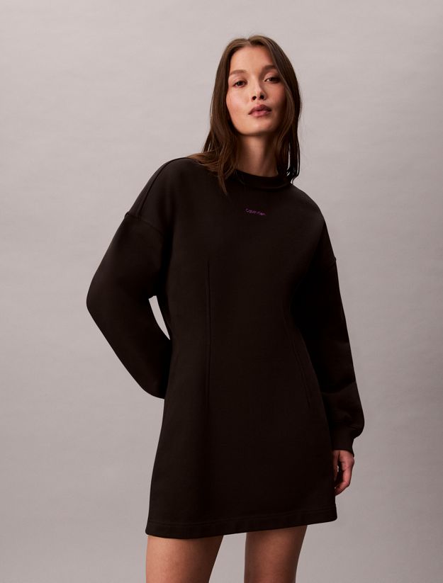 Cotton Terry Sweatshirt Dress