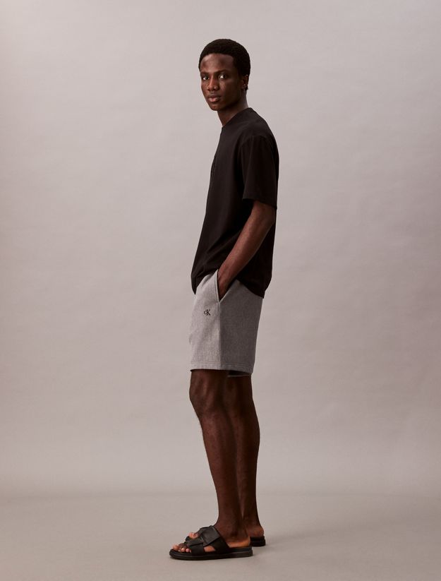 Cotton Terry Jogger Shorts