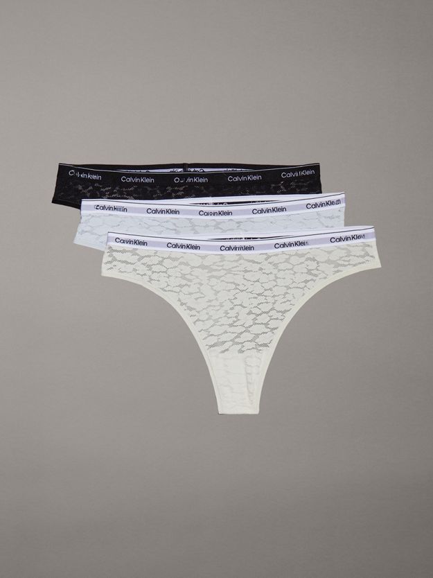 3 Pack Brazilian Briefs - Icon Lace