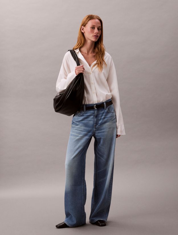 90's Low Rise Baggy Jeans