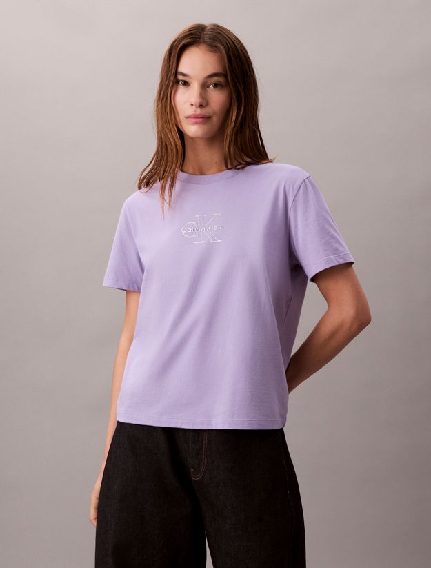 Glossy Metallic Logo T-shirt