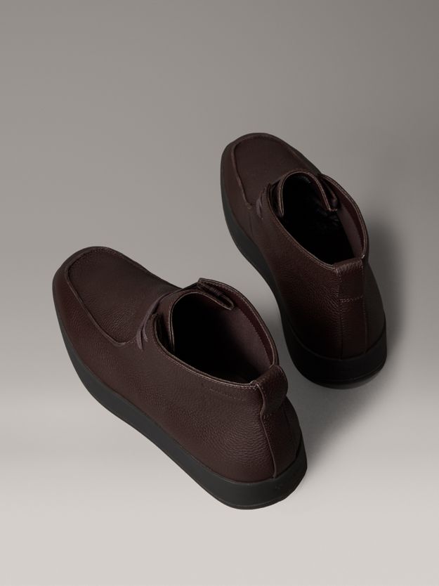 Leather Hybrid Cupsole Chukka Boots