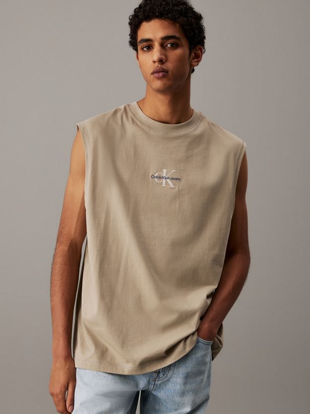 Relaxed Monogram Tank Top