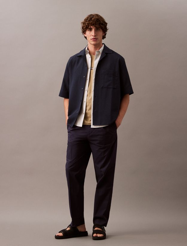 Seersucker Short Sleeve Shirt