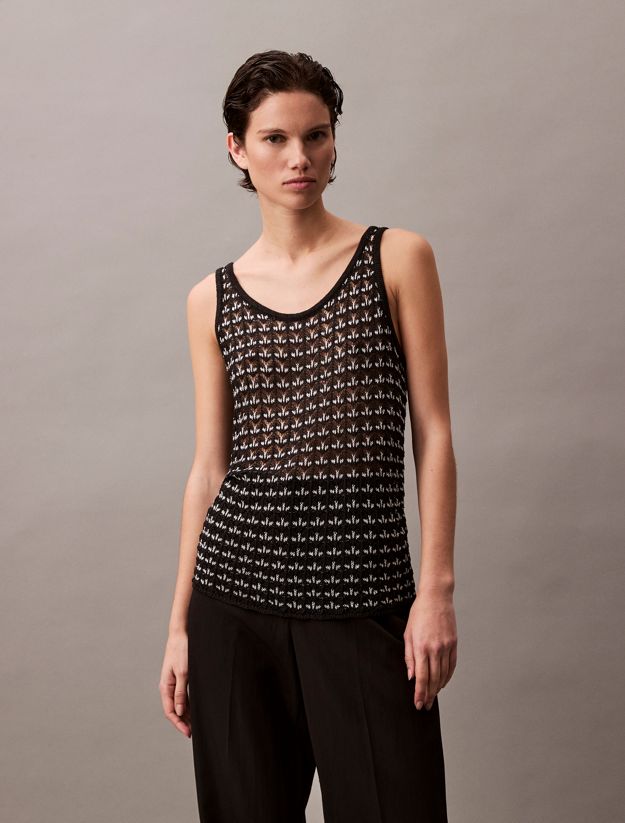 Jacquard Textured Tank