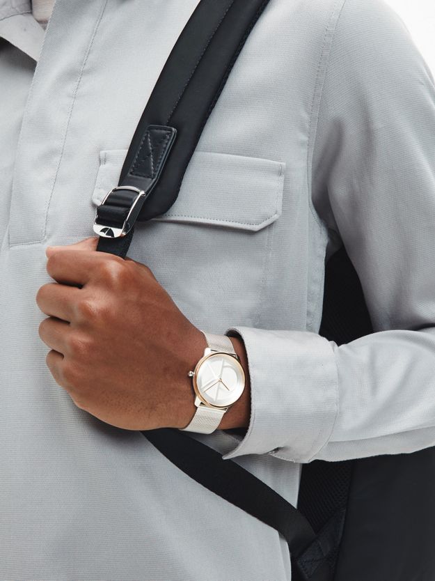 Monogram Logo Mesh Bracelet Watch