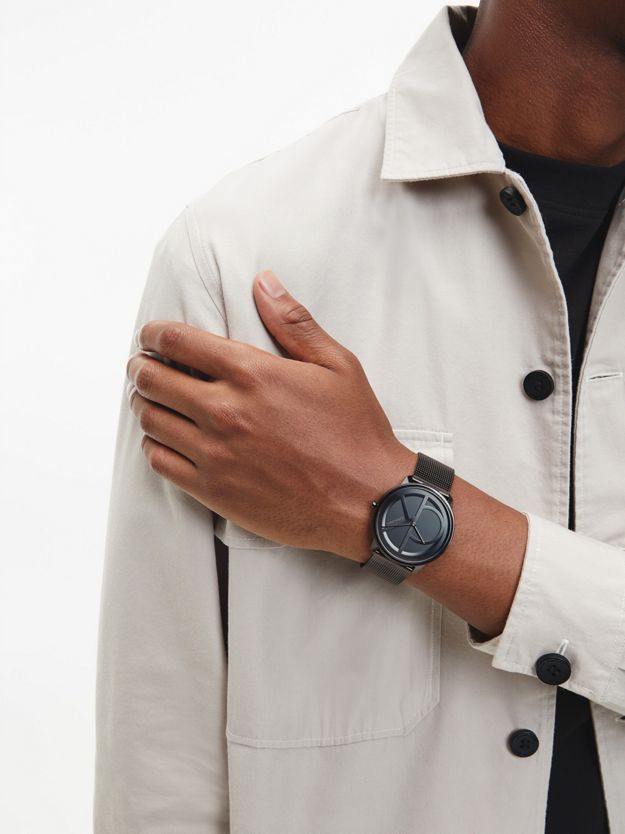 Monogram Logo Mesh Bracelet Watch