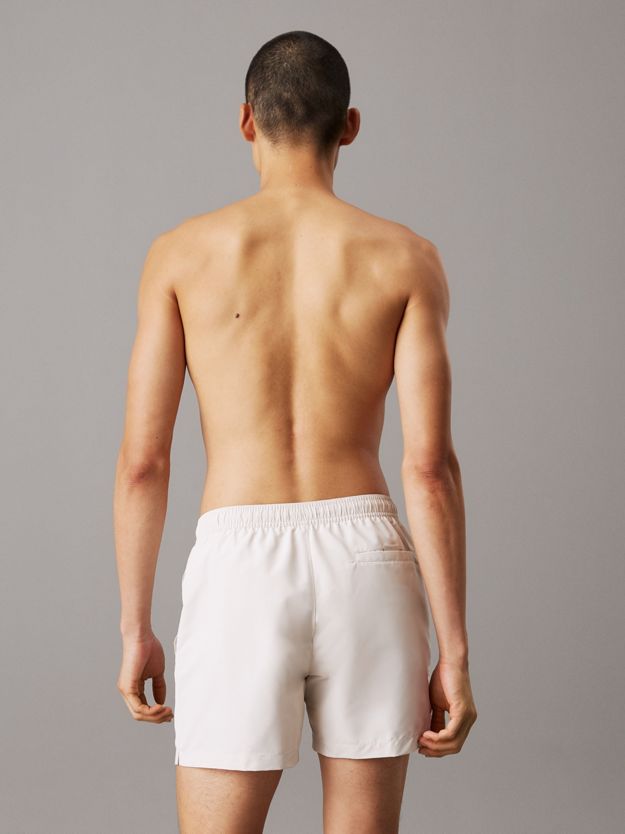 Medium Drawstring Swim Shorts - Logo Embroidery