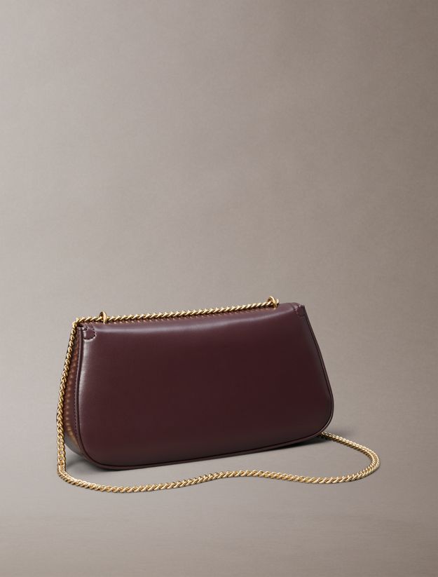 Monogram Logo Hardware Chain Shoulder Bag