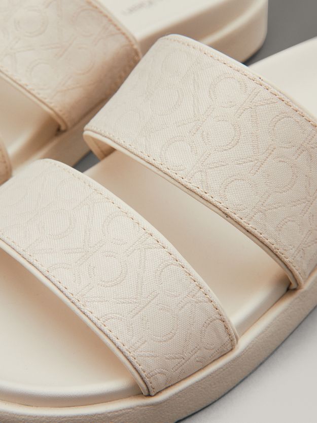 Logo Jacquard Sandals