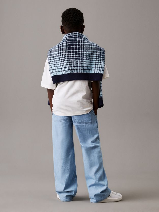 Relaxed Chambray Chino Trousers