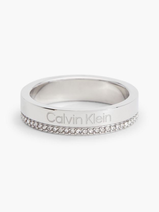 Crystal Stainless Steel Ring