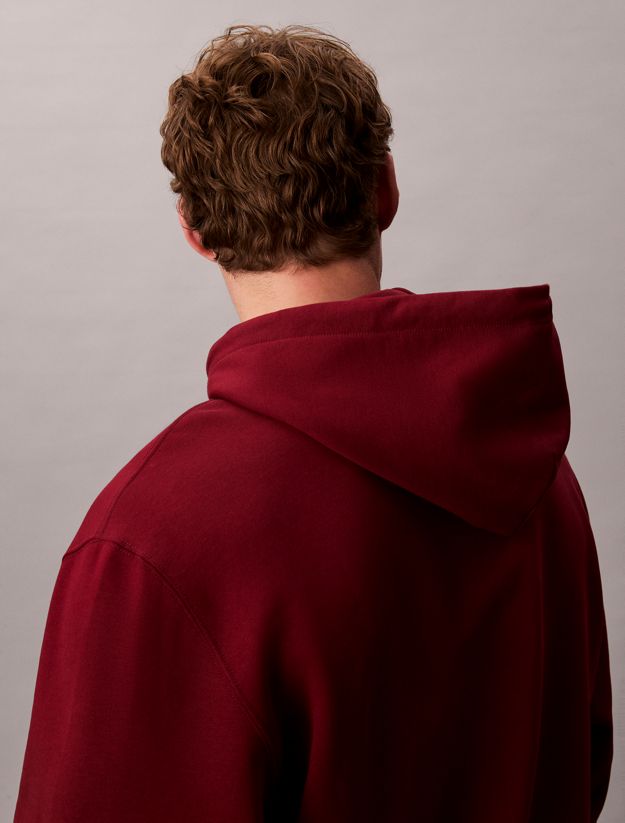 Cotton Terry Badge Hoodie