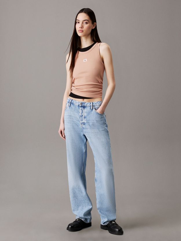 Slim Ribbed Cotton Tank Top